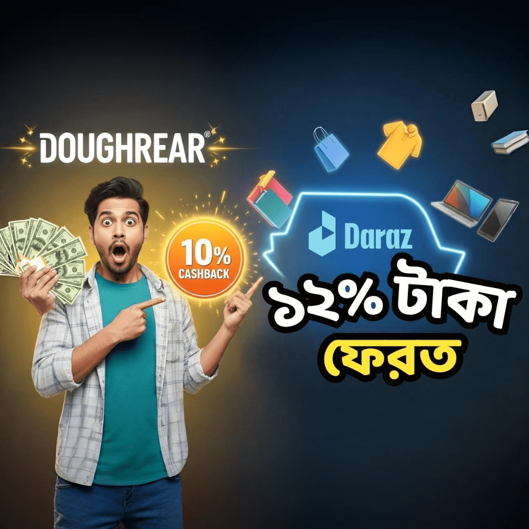 Daraz-এ কেনাকাটায় ১২% ক্যাশব্যাক